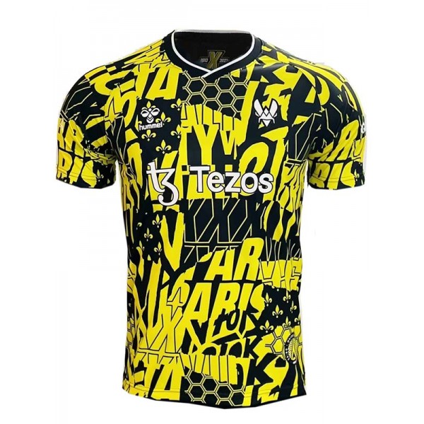 Hummel Team Vitality maglia da calcio speciale paris major divisa da calcio gialla da uomo kit da calcio top maglia sportiva 2023-2024